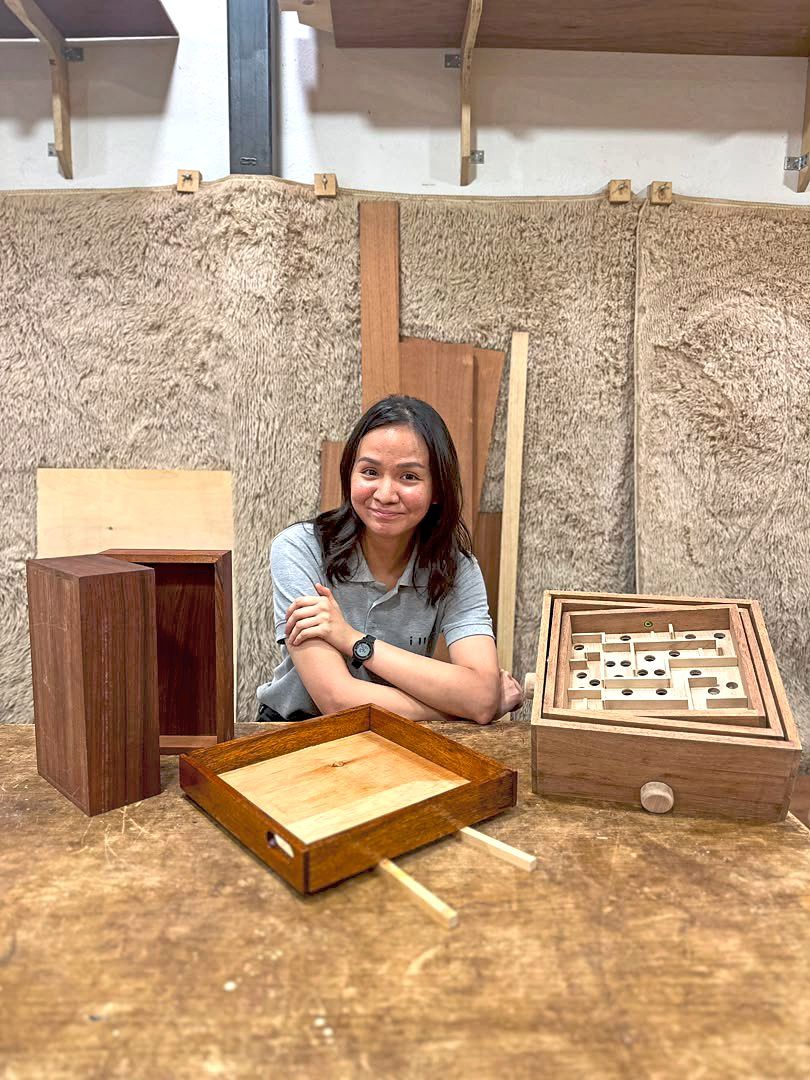 One of the most important lessons woodworking has taught Koon is how to be patient and accepting of mistakes. Photo: KitaBina