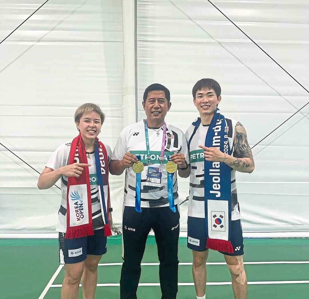 Ee Wei thanks Nova for helping her and Tang Jie grow into world beaters