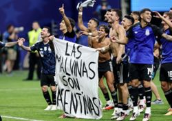 Soccer-FIFA opens disciplinary case over Argentina Falklands banner at World Cup