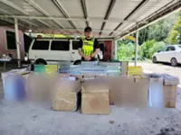 Marine cops seize illicit smokes worth nearly RM170,000 in Tenom
