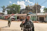 A family ravaged by land mines