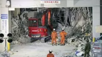Search ended at mall wrecked by Japan quake blast