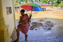 Floods hit North Sumatra despite intensifying dry season across Indonesia