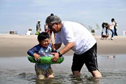 Fukushima beach reopens for first time since 2011 earthquake and nuclear accident