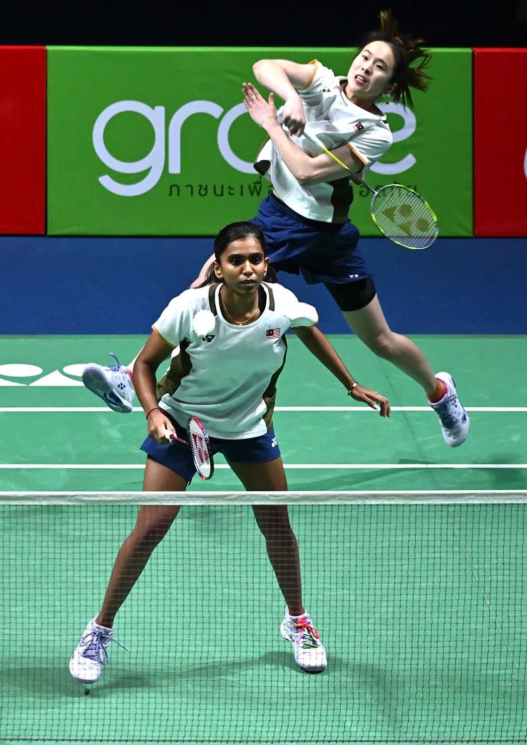Cautious: Pearly Tan-M. Thinaah will take on Japan’s Sumire Nakade-Miyu Takahashi in the final.