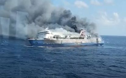 Five dead, 41 still missing after ferry fire incident in Indonesia