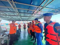 Five dead, 41 missing after Indonesian ferry catches fire, authorities say