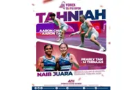 DPM congratulates Aaron-Tai, Pearly-Thinaah for Taiwan Open performance