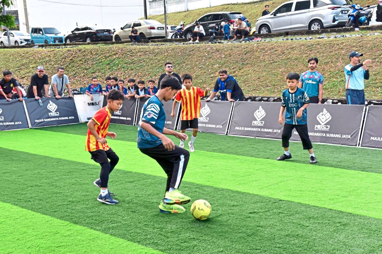 The football matches in conjunction with Subang Jaya Car-Free Day prove hugely popular among the youth.