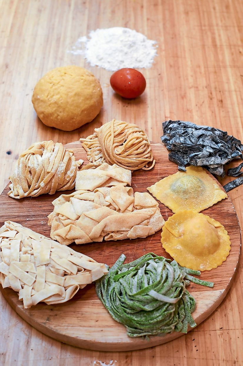 There are hundreds of different kinds of pasta in existence now.