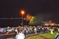 Brunei Tutong festival draws hundreds with parade, fireworks, bazaar