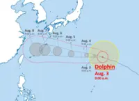 Strong Typhoon Dolphin to approach Japan’s Ogasawara Islands and Okinawa this week