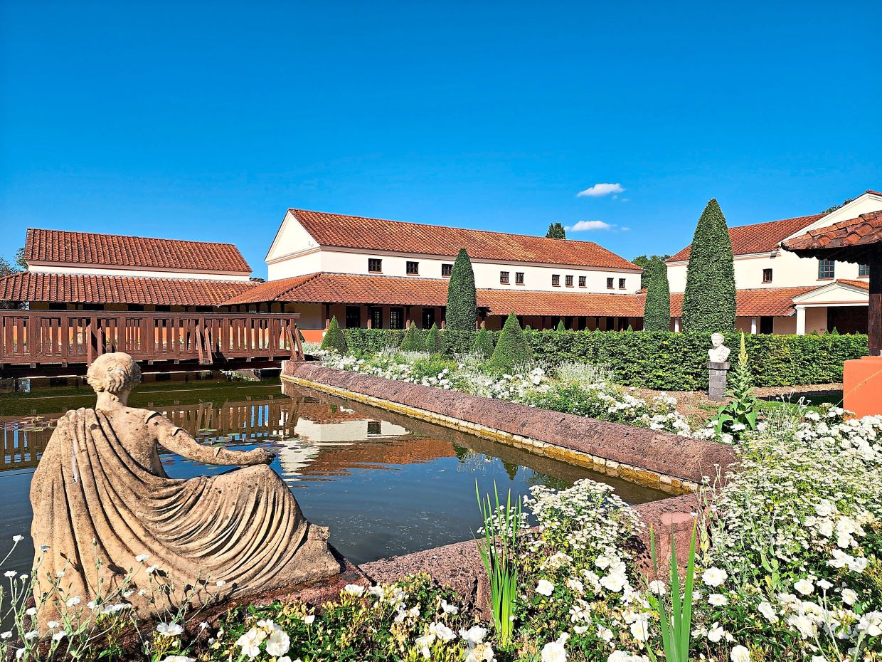 Roman Villa Borg is said to be the only fully reconstructed Roman villa in the world.