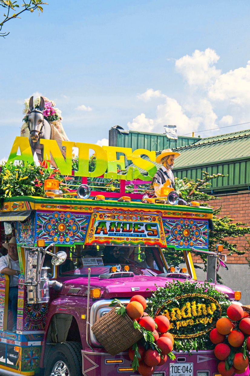 The Colombia Flower Festival or Feria de las Flores has been around since 1957.