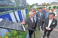 Solar panels on rooftop, carpark fuel ESG goals