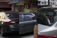 Three nabbed for smashing vehicle windows in Desa Mentari