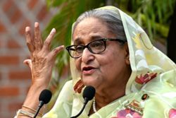 India says it is not involved with Bangladesh ex-PM Hasina's virtual address; Bangladesh bans media from airing speech