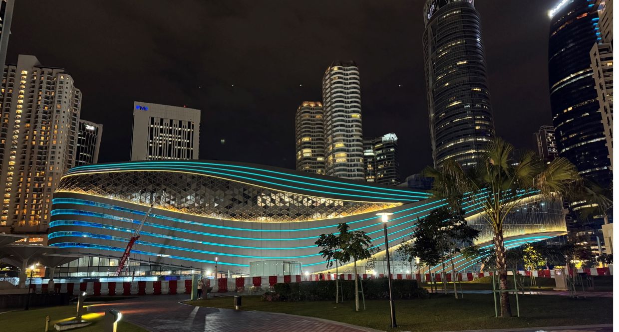An exterior view of Ombak KLCC, the new home of Galeri PETRONAS, a cornerstone of Malaysia’s visual arts scene for more than three decades. Photo: Galeri PETRONAS