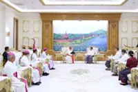 Myanmar President promotes freedom of religious practice, meets Myanmar Catholic Bishops' Conference president