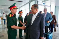 Khaled Nordin arrives for official visit in Vietnam