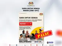 QuickCheck: Is the govt giving a special one-off RM100 Sara payment?