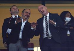 Soccer-Jordan FA chief accuses FIFA's Infantino of 'blackmail' over endorsement
