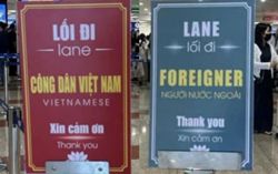Noi Bai International Airport cuts immigration wait time with separate lanes for Vietnamese citizens