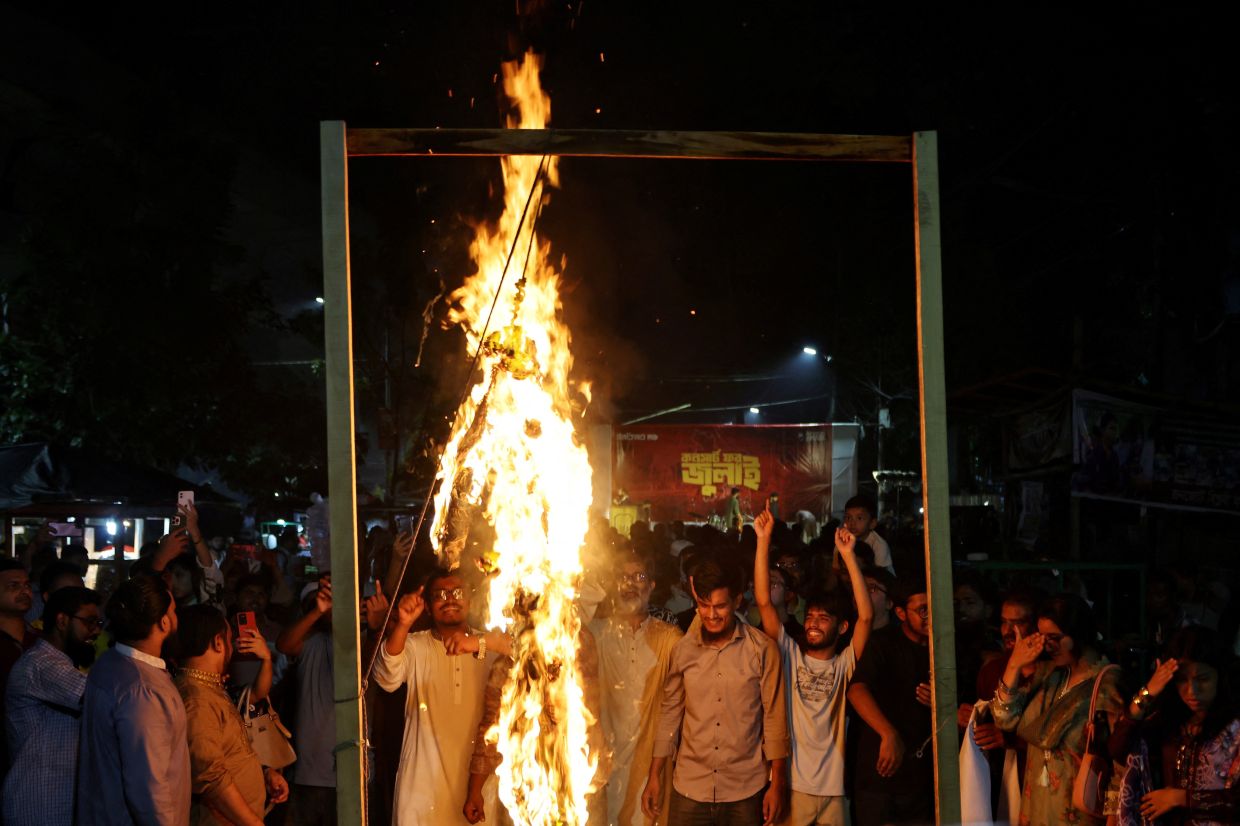 Bangladesh ‘outraged’ with India over ex-leader’s media briefing