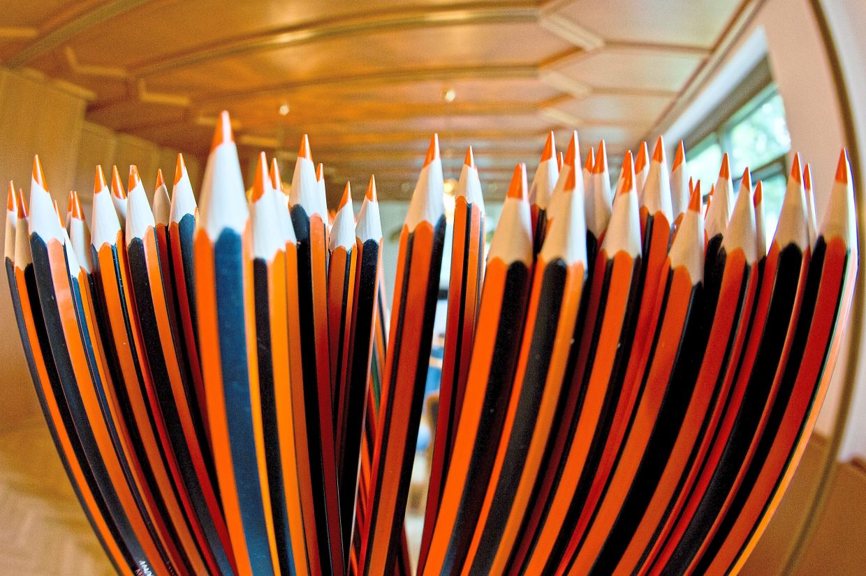 'Sketching ideas on a blank sheet of paper or drawing your own picture has a calming and relaxing effect in a world that’s getting a little faster every day,' says Brinkmann.