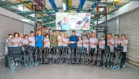 Klang NGO receives donation of 14 wheelchairs