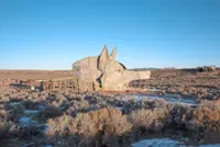 This coyote head-shaped house is up for rent in the US