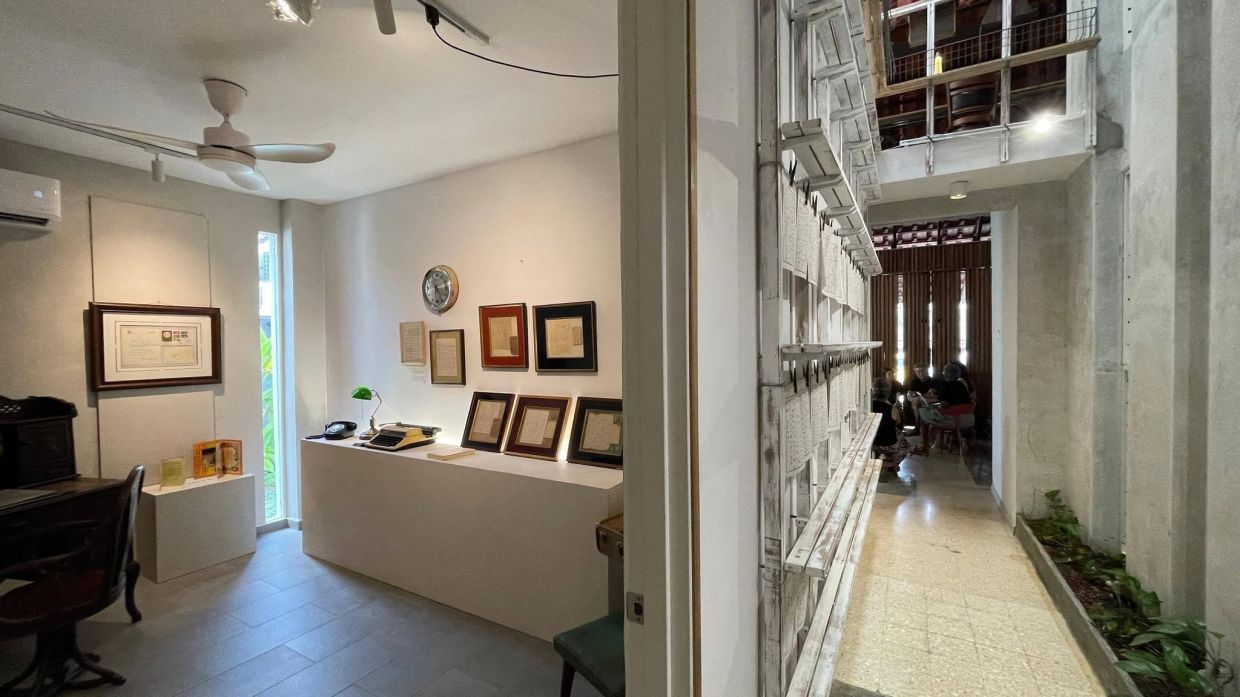 A view of the 'A Letter' community-sourced exhibition, now showing at Papan Haus in Petaling Jaya. Photo: Papan Haus