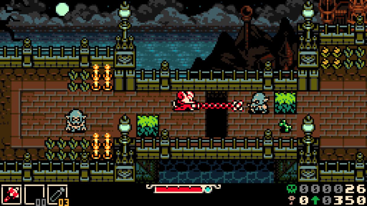 When a kraken attacks out of nowhere, knocking several passengers overboard, Mina runs below deck to find a weapons chest containing daggers, a mace and a large hammer.