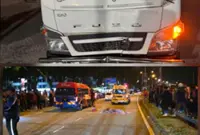 Foreign woman dies after being hit by lorry while crossing Kajang road