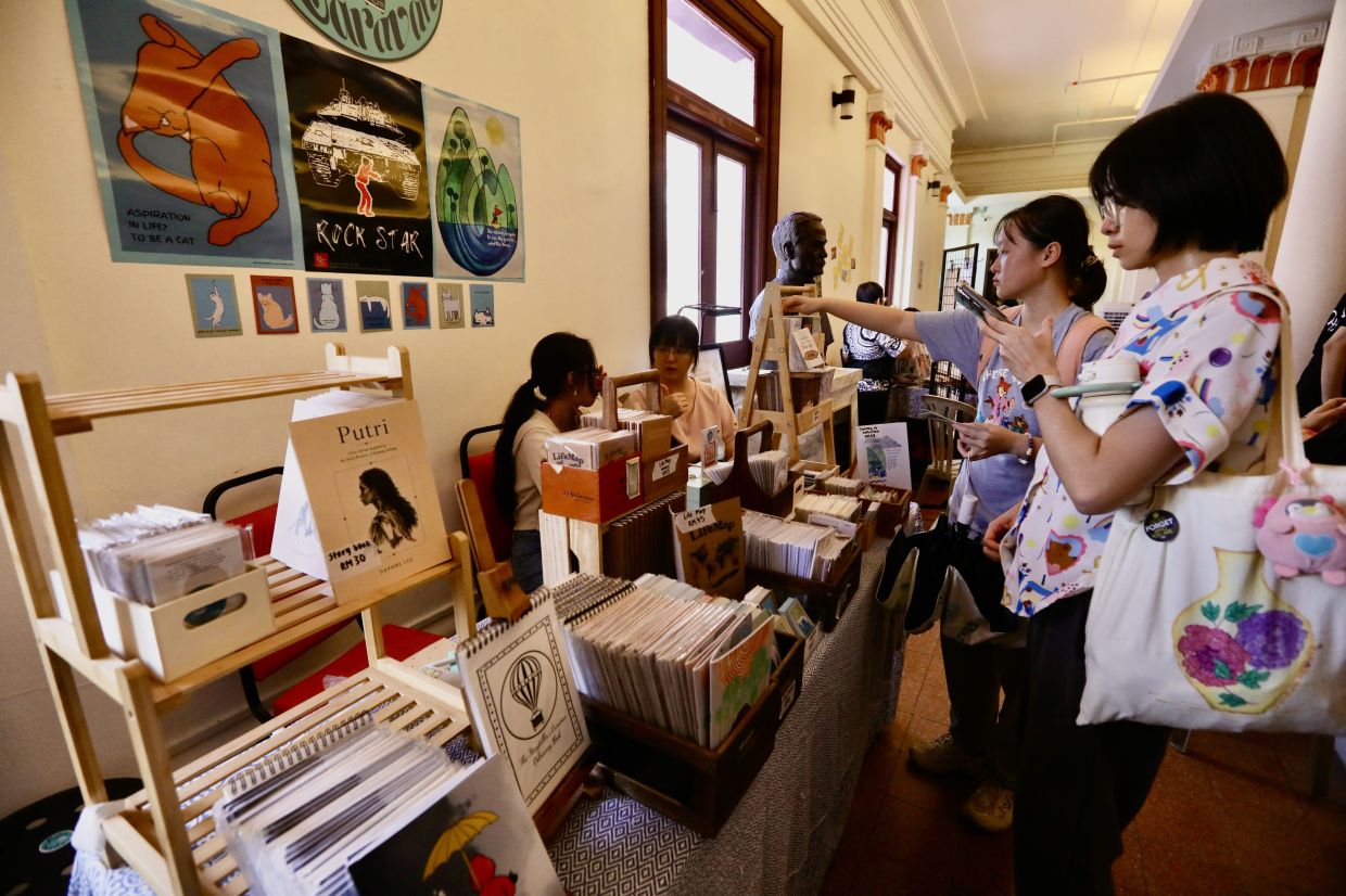 A view of the KL Zine Etc 2026, featuring more than 50 vendors, including independent publishers, booksellers and art collectives. Photo: The Star/Low Lay Phon