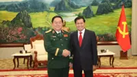 Lao President hails outcome of Lao-Vietnamese army talks