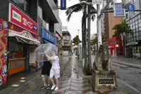 Typhoon Dolphin hits Japan's Okinawa as China shuts major ports ahead of landfall