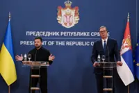 Leaders of Serbia and Ukraine pledge closer economic ties