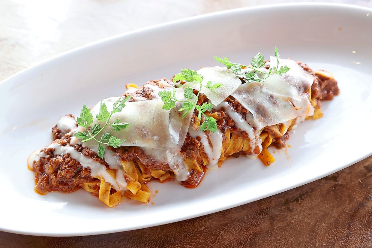 The wagyu bolognese is rich, hearty and intensely satisfying.