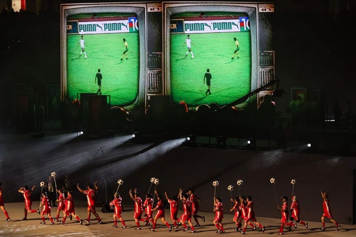 Chapter 4, which celebrates sounds, shows and campaigns that have defined Singapore since independence, commences during National Day Parade 2026 at the National Stadium on Aug 9. - Photo: ST