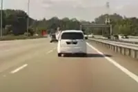 QuickCheck: Did a passenger hang out of a moving car's window on a Kajang highway?