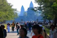 Cambodia's iconic Angkor sees growing Chinese tourist visits in July
