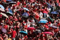Singapore at 61: Crowds soak up the atmosphere around the National Stadium and Kallang Basin