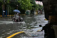 Philippine local malls shelter flood-affected residents in capital