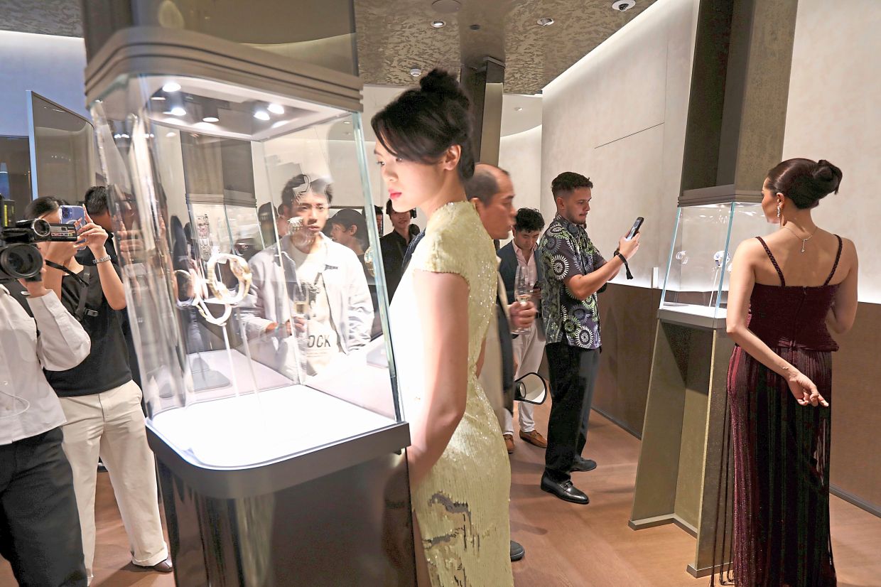 Sterling display of watches at Audemars Piguet in The Starhill.
