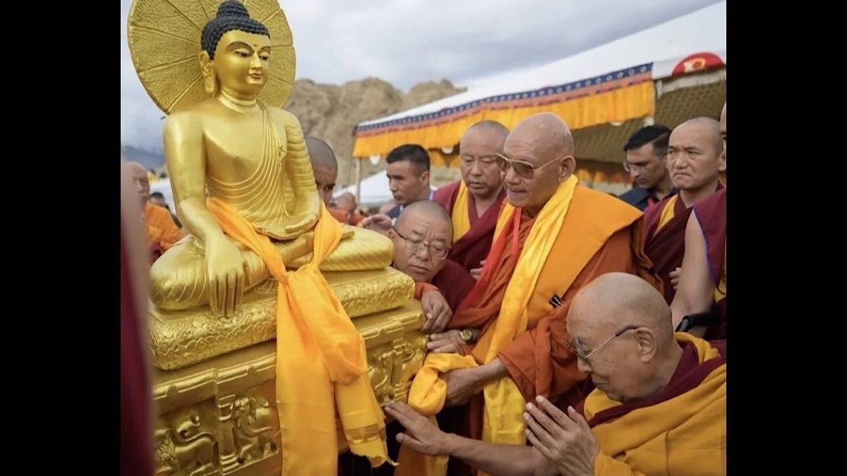 Dalai Lama returns to Leh’s Mahabodhi International Meditation Centre ...