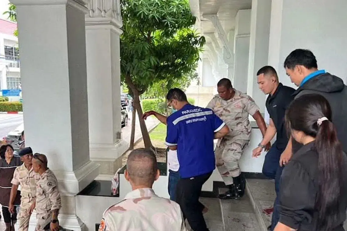 Gunman fires inside Thai government office as country reels from school shooting; two wounded, former lawmaker arrested