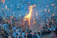 16 suffer burns during Yunnan Torch Festival