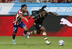 Soccer-Maresca delighted by Semenyo-Marmoush partnership after Man City beat Atletico