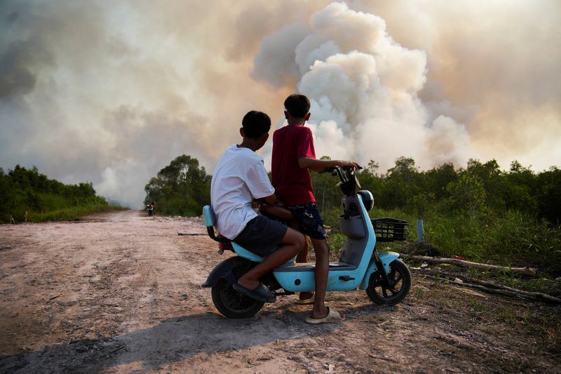 Indonesia races to contain fires as haze spreads
